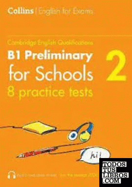 PRACTICE TESTS FOR B1 PRELIMINARY FOR SCHOOLS PET VOLUMEN 2