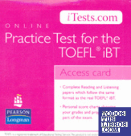 * ITESTS TOEFL IBT. ACCESS CARD