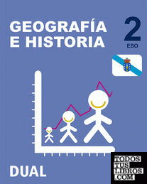 Inicia Xeografía e Historia 2.º ESO. Libro estudente. Galicia