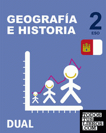 Inicia Geografía e Historia 2.º ESO. Libro del alumno. Castilla La Mancha