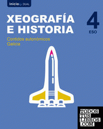 Inicia Xeografía e Historia 4.º ESO. Libro estudente. Contido rexional