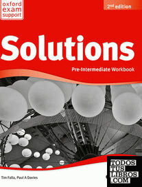Solutions 2nd edition Pre-Intermediate. Workbook and Audio CD Pack 2019