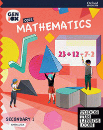 Mathematics 1º ESO. GENiOX Core Book (Andalusia)
