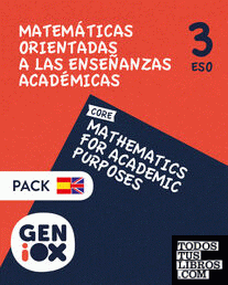 Matemáticas orientadas a enseñanzas académicas 3º ESO. GENiOX Programa Bilingüe Andalucía