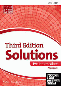 Solutions 3rd Edition Pre-Intermediate. Workbook Pk
