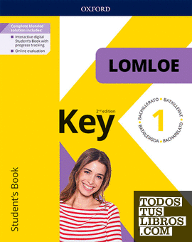 Key To Bachillerato 2Ed 1. Student's Book. LOMLOE Pack