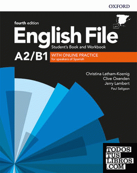 English File 4th Edition A2/B1. Student's Book and Workbook with Key Pack