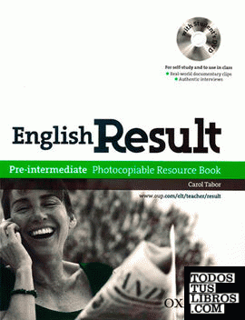 English Result Pre-Intermediate. Photocopiable Resource Book & DVD PACK ED 10