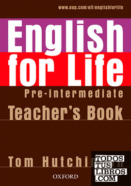 English for Life Pre-Intermediate. Teacher's Book