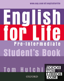 English for Life Pre-Intermediate. Student's Book