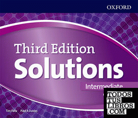 Solutions 3rd Edition Intermediate. Class Audio CD