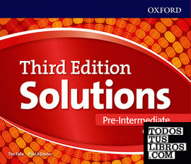 Solutions 3rd Edition Pre-Intermediate. Class Audio CD