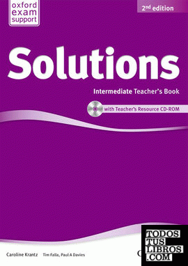 Solutions 2nd edition Intermediate. Teacher's Book & CD-ROM Pack