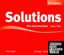 Solutions 2nd edition Pre-Intermediate. Class CD (3)