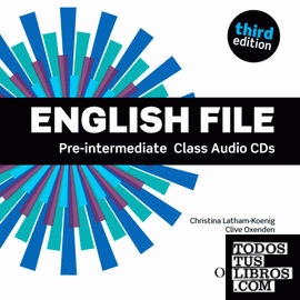 English File 3rd Edition Pre-Intermediate. Class Audio CD