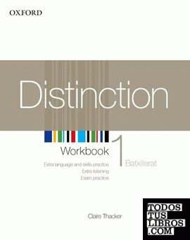 Distinction 1. Workbook (Catalan)