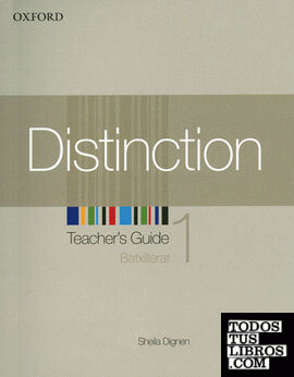 Distinction 1. Teacher's Guide (Catalán Edition)
