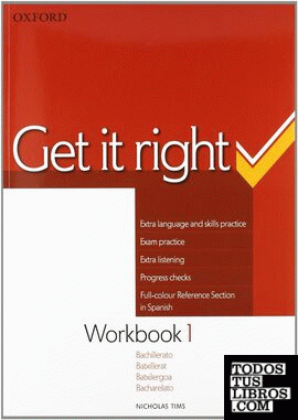 Get It Right 1. Workbook