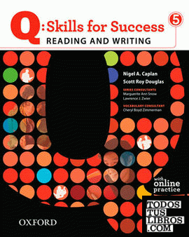 Q Skills for Success Reading & Writing 5 Student's Book Pack