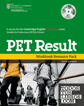 PET Result Workbook without Key Pack