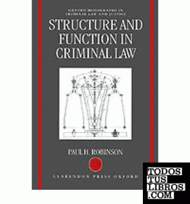 Structure And Funcion In Criminal Law
