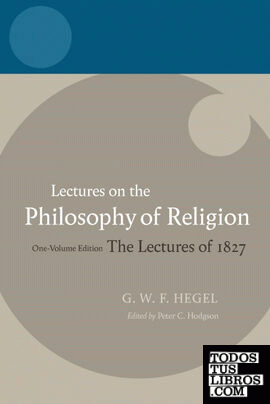 LECTURES ON THE PHILOSOPHY OF RELIGION