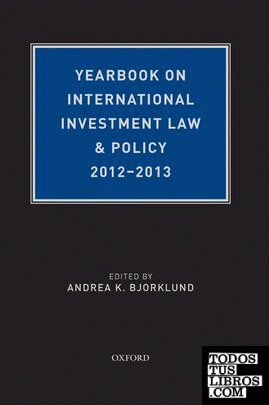 YEARBOOK ON INTERNATIONAL INVESTMENT LAW AND POLICY