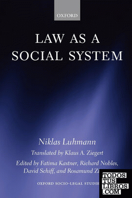 LAW AS A SOCIAL SYSTEM