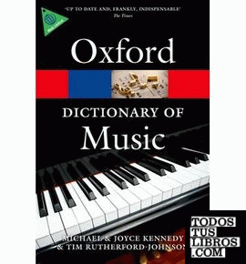 THE OXFORD DICTIONARY OF MUSIC
