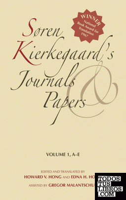 Soren Kierkegaard's Journals and Papers, Volume 1