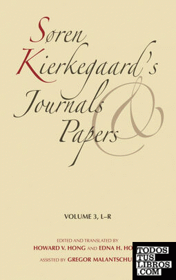Søren Kierkegaard's Journals and Papers, Volume 3