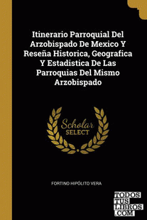 Itinerario Parroquial Del Arzobispado De Mexico Y Reseña Historica, Geografica Y Estadistica De Las Parroquias Del Mismo Arzobispado