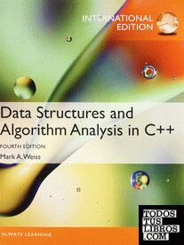 DATA STRUCTURES AND ALGORITHM ANALYSIS IN C++. 4ª ED. PAPERBACK