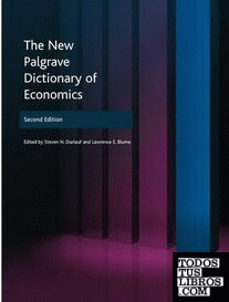 The New Palgrave Dictionary Of Economics