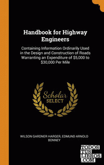 Handbook for Highway Engineers