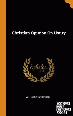 Christian Opinion On Usury