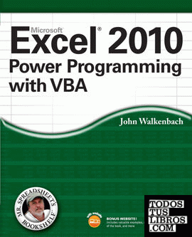 Excel 2010 Power Programming with VBA Book/CD Package