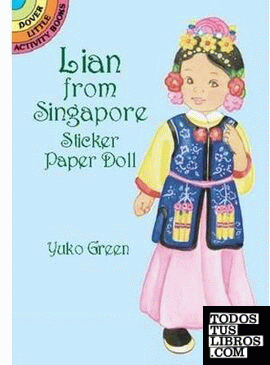 LIAN FROM SINGAPORE STICKER PAPER DOLL