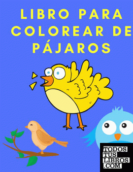 Libro para colorear de pájaros