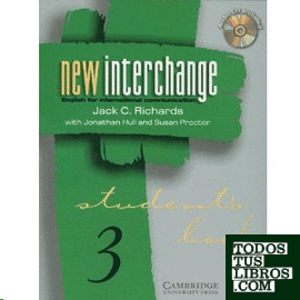 NEW INTERCHANGE 3 STUDENT BOOK CON CD