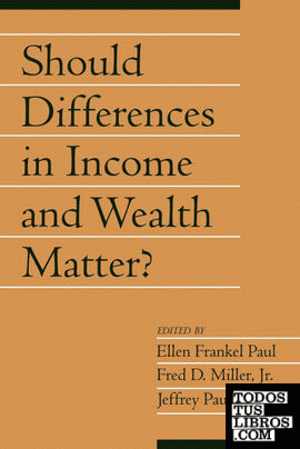 Should Differences in Income and Wealth Matter?