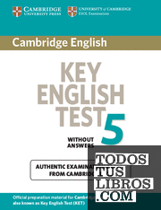 Cambridge Key English Test 5 Student's Book without answers