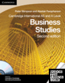 CAMBRIDGE INTERNATIONAL AS AND A LEVEL BUSINESS STUDIES COURSEBOOK