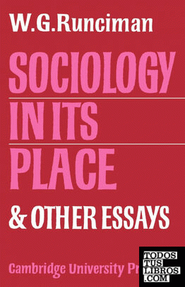 Sociology in Its Place