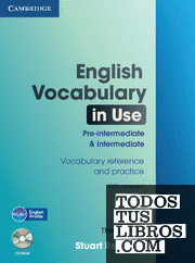 English Vocabulary in Use Pre-intermediate and Intermediate with Answers and CD-ROM 3rd Edition