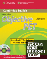Objective PET For Schools Pack without Answers (Student's Book with CD-ROM and for Schools Practice Test Booklet) 2nd Edition