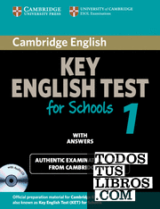 Cambridge KET for Schools 1 Self-study Pack (Student's Book with Answers and Audio CD)