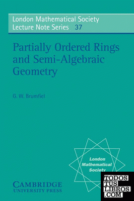 Partially Ordered Rings and Semi-Algebraic Geometry
