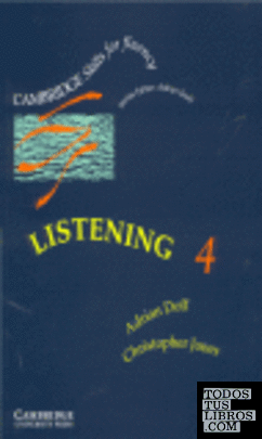 CAMBRIDGE SKILLS FOR FLUENCY LISTENING 4 STUDENT´S BOOK