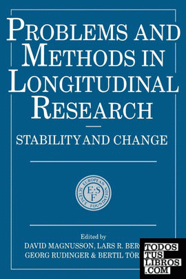 Problems and Methods in Longitudinal Research